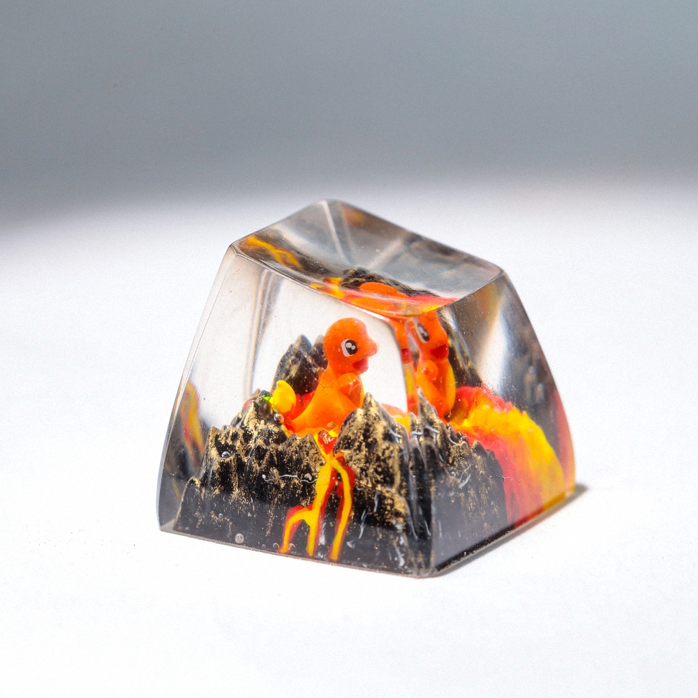 Pokemon - Chamander Artisan Keycap Breakwooden 5