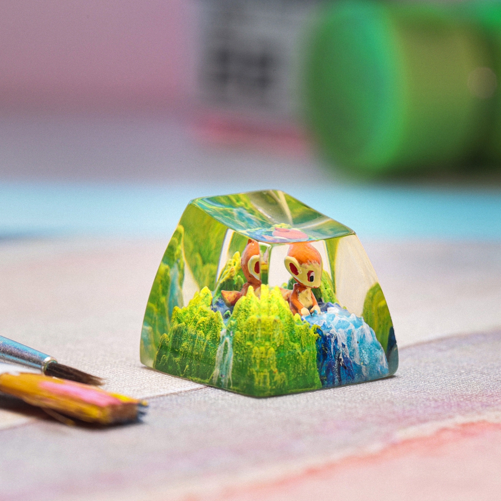 Pokemon - Chamchar Artisan Keycap Breakwooden