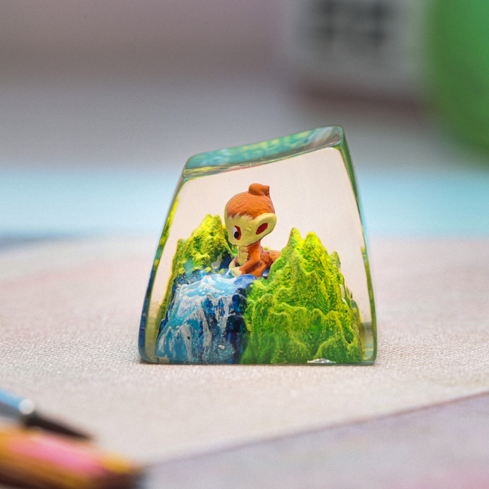 Pokemon - Chamchar Artisan Keycap Breakwooden