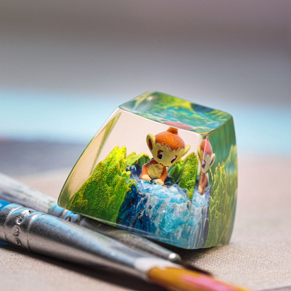 Pokemon - Chamchar Artisan Keycap Breakwooden