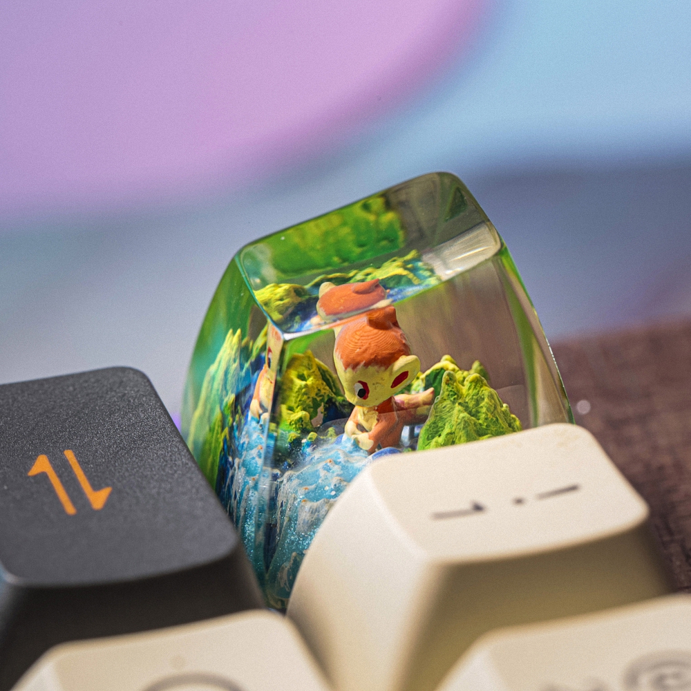 Pokemon - Chamchar Artisan Keycap Breakwooden 2