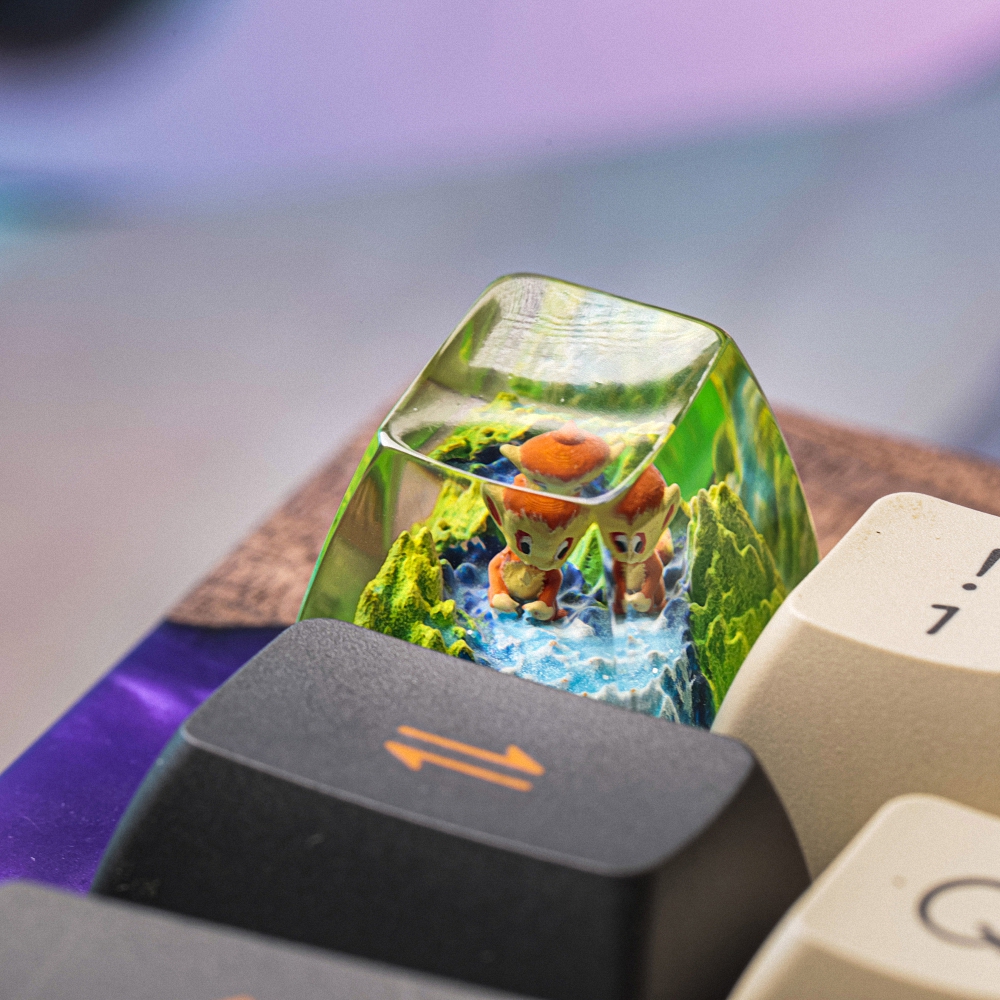 Pokemon - Chamchar Artisan Keycap Breakwooden 2