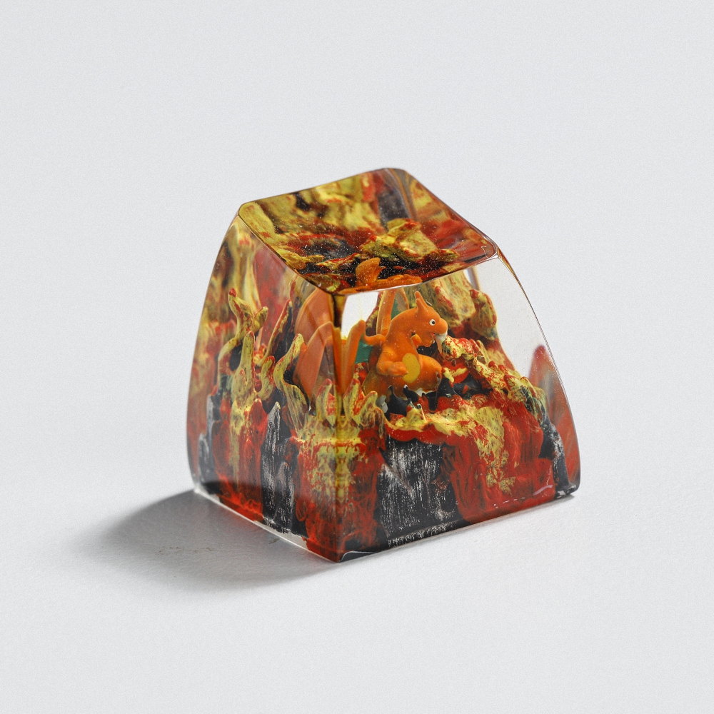 Pokemon - Charizard Artisan Keycap Breakwooden 12