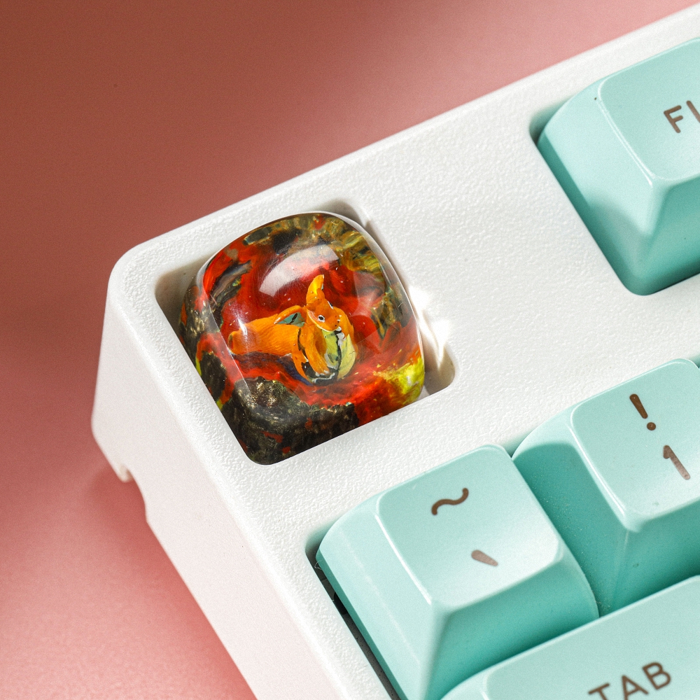 Pokemon - Charizard Artisan Keycap Breakwooden 15