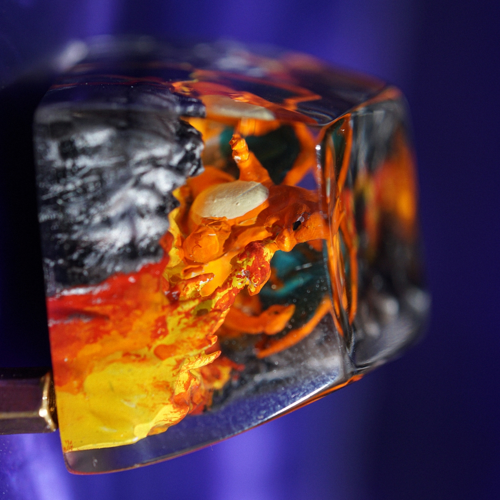 Pokemon - Charizard Artisan Keycap Breakwooden 18