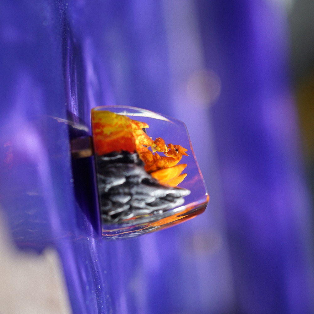 Pokemon - Charizard Artisan Keycap Breakwooden 18