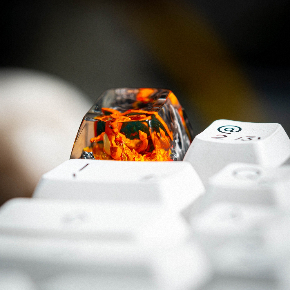 Pokemon - Charizard Artisan Keycap Breakwooden 19