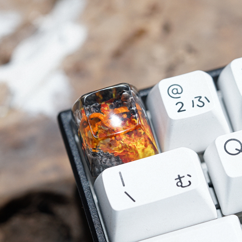 Pokemon - Charizard Artisan Keycap Breakwooden 19