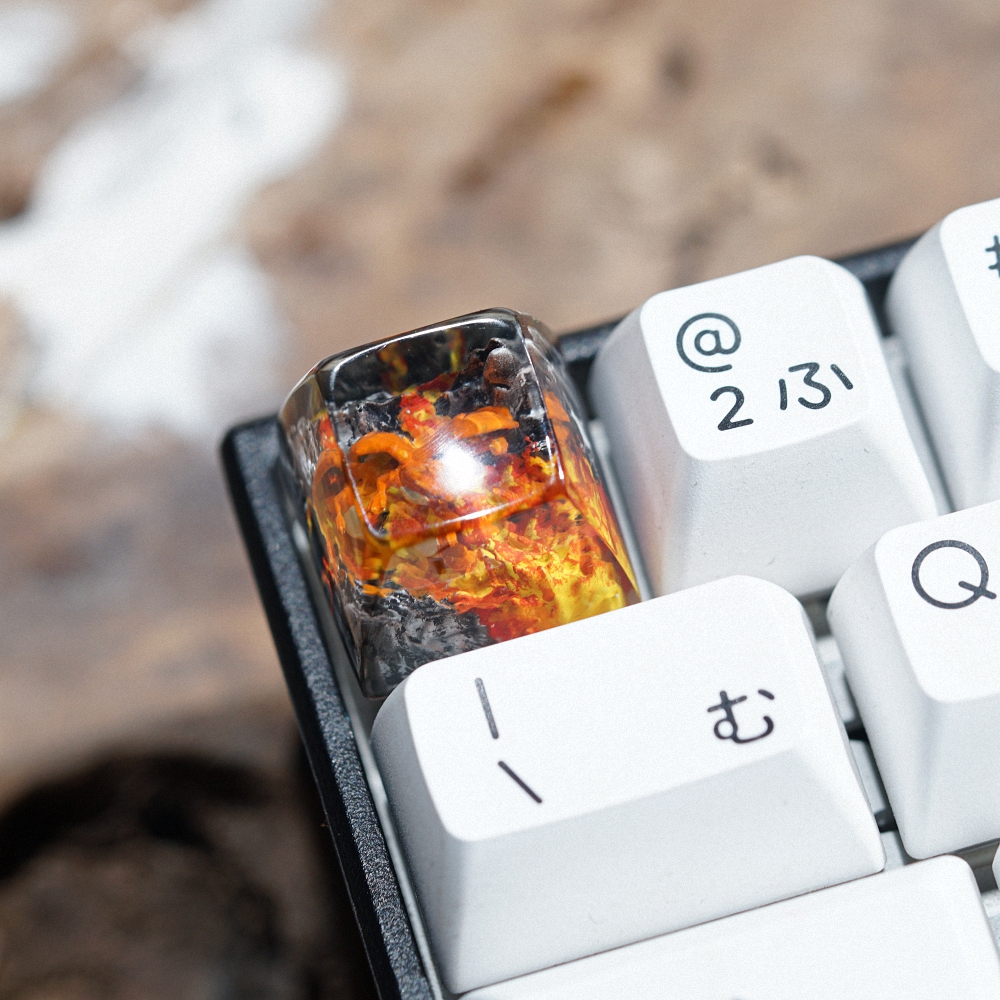 Pokemon - Charizard Artisan Keycap Breakwooden 19