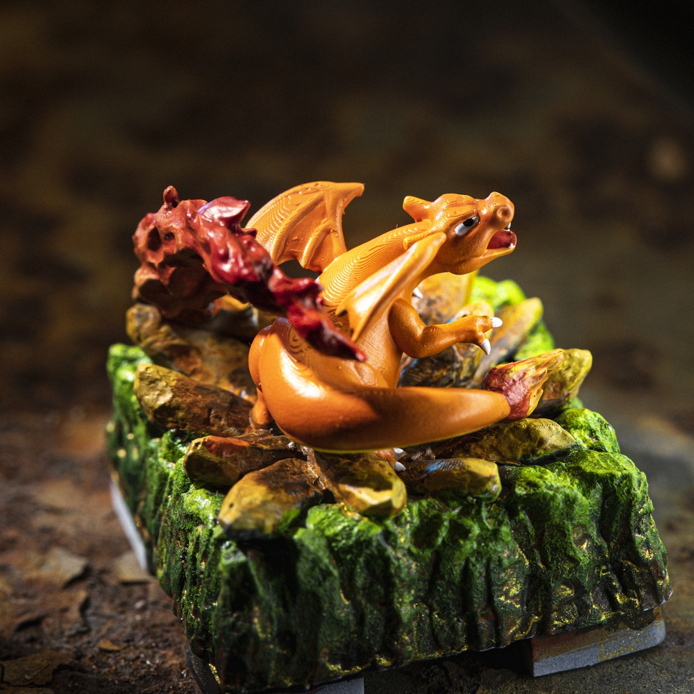 Pokemon - Charizard Artisan Keycap Breakwooden 2