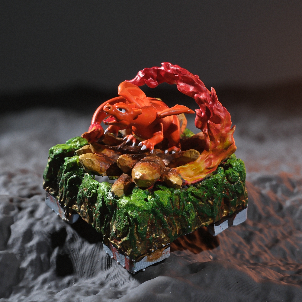 Pokemon - Charizard Artisan Keycap Breakwooden 2