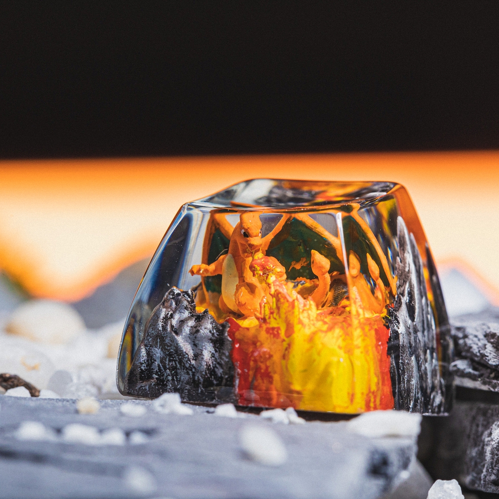 Pokemon - Charizard Artisan Keycap Breakwooden 21