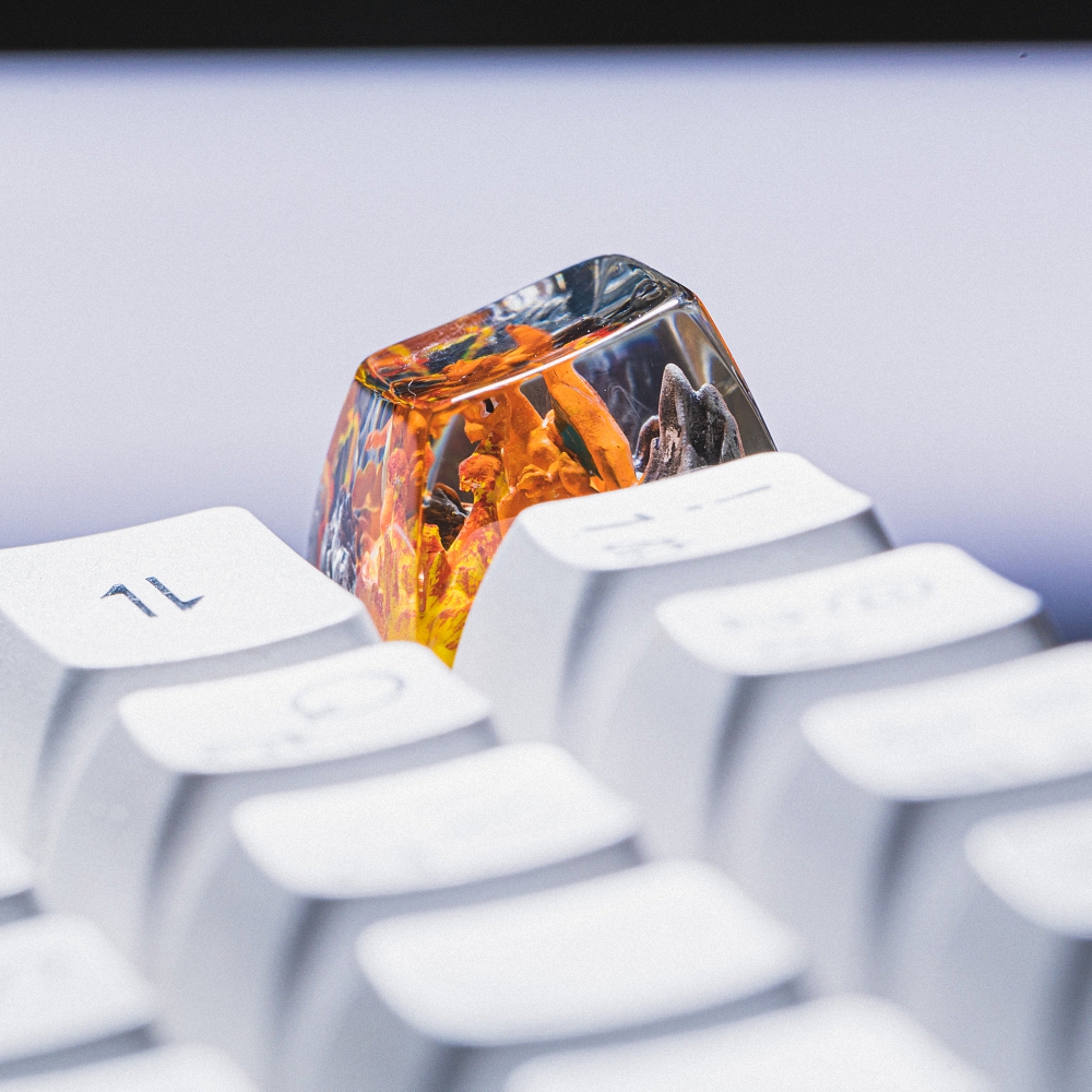 Pokemon - Charizard Artisan Keycap Breakwooden 21