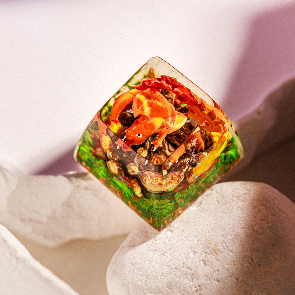 Pokemon - Charizard Artisan Keycap Breakwooden 4