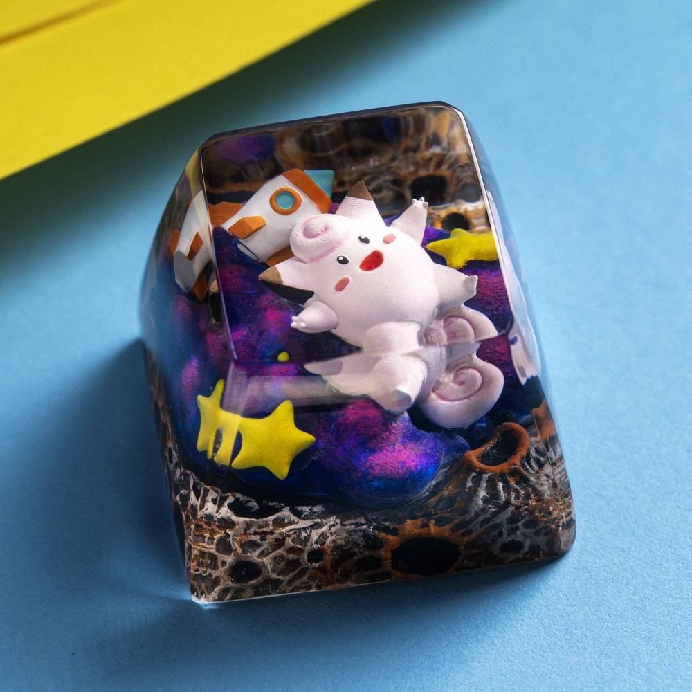 Pokemon - Clefairy Artisan Keycap Breakwooden