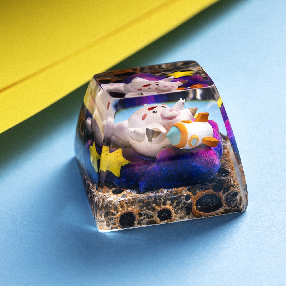 Pokemon - Clefairy Artisan Keycap Breakwooden