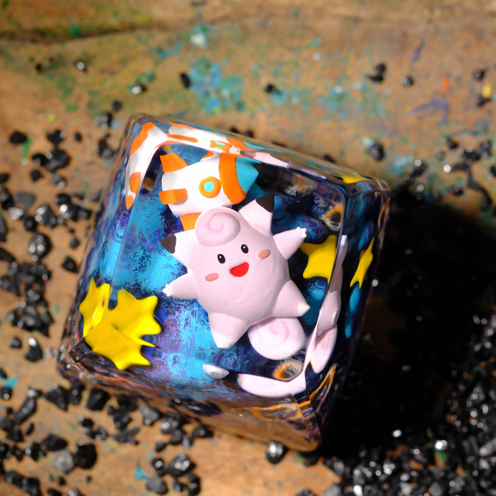 Pokemon - Clefairy Artisan Keycap Breakwooden 3