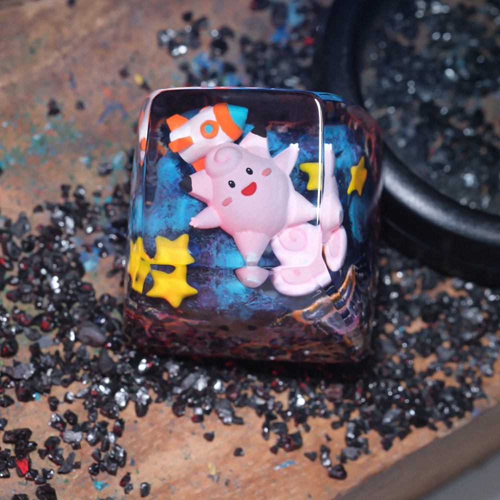 Pokemon - Clefairy Artisan Keycap Breakwooden 3