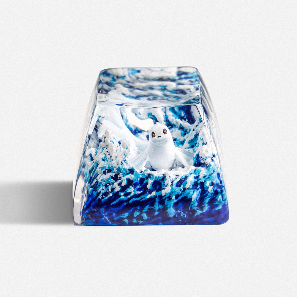 Pokemon - Dewgong Artisan Keycap Breakwooden 2