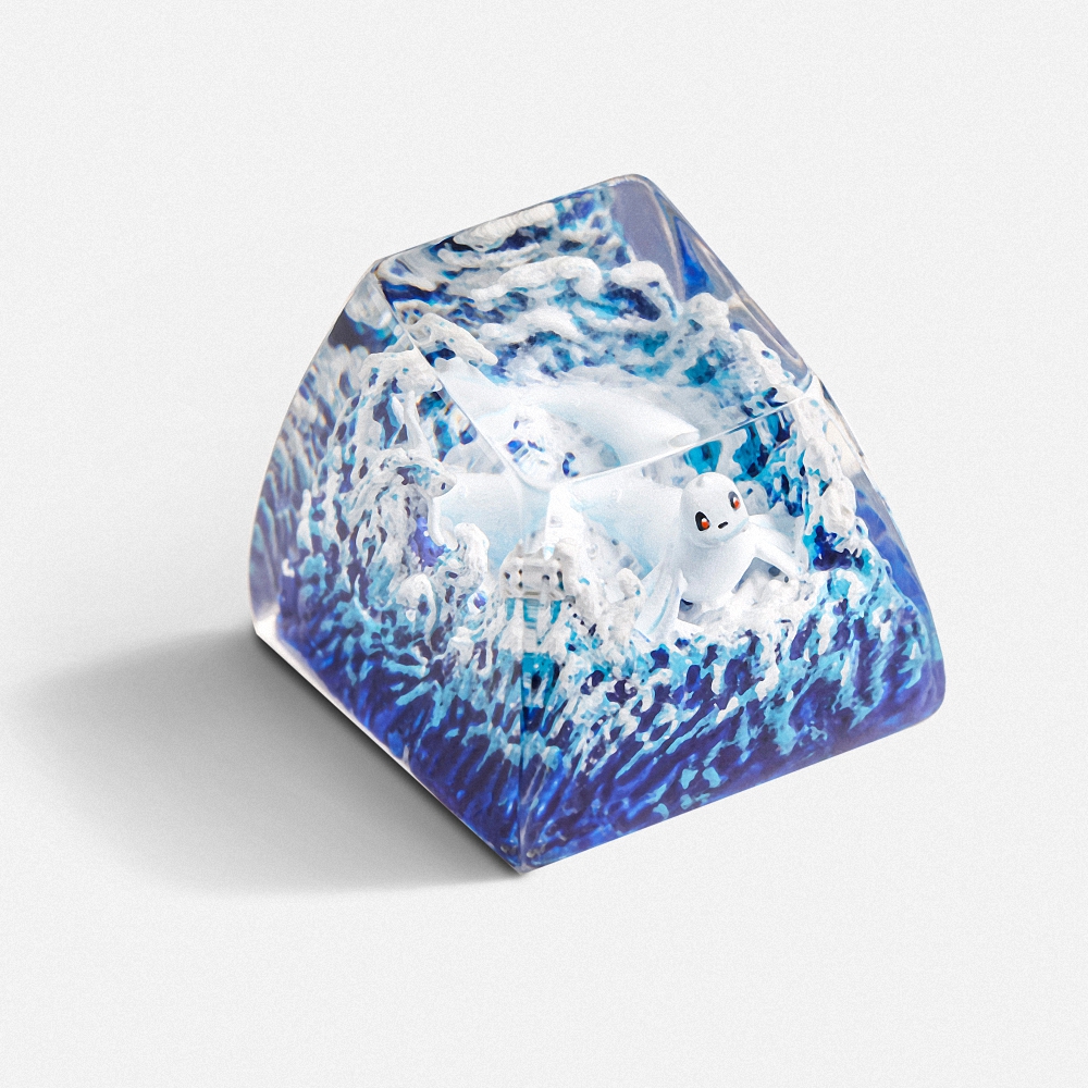 Pokemon - Dewgong Artisan Keycap Breakwooden 2