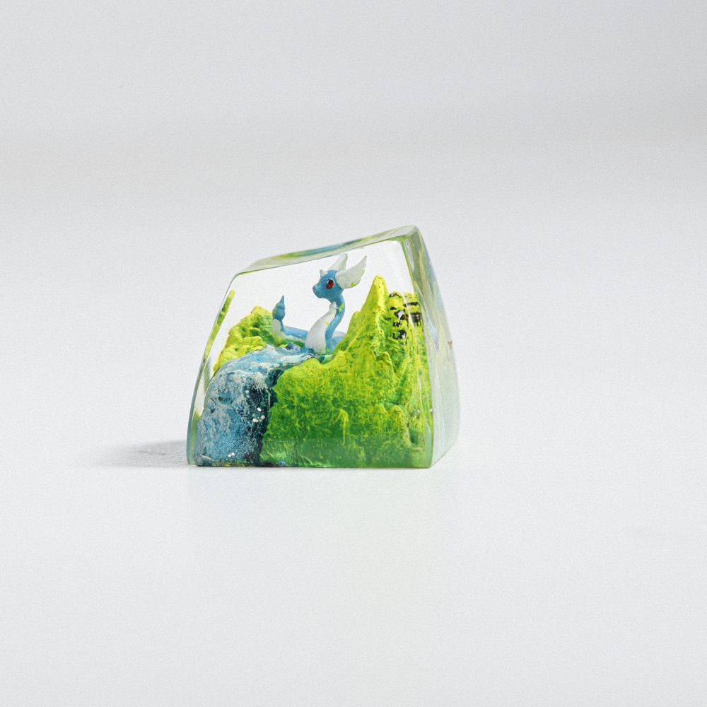 Pokemon - Dragonair Artisan Keycap Breakwooden 2