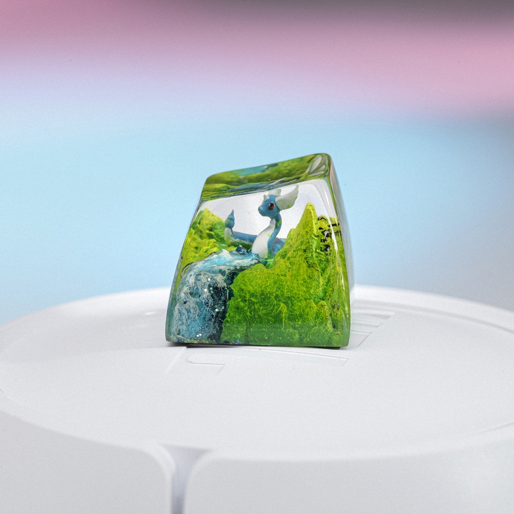 Pokemon - Dragonair Artisan Keycap Breakwooden 2