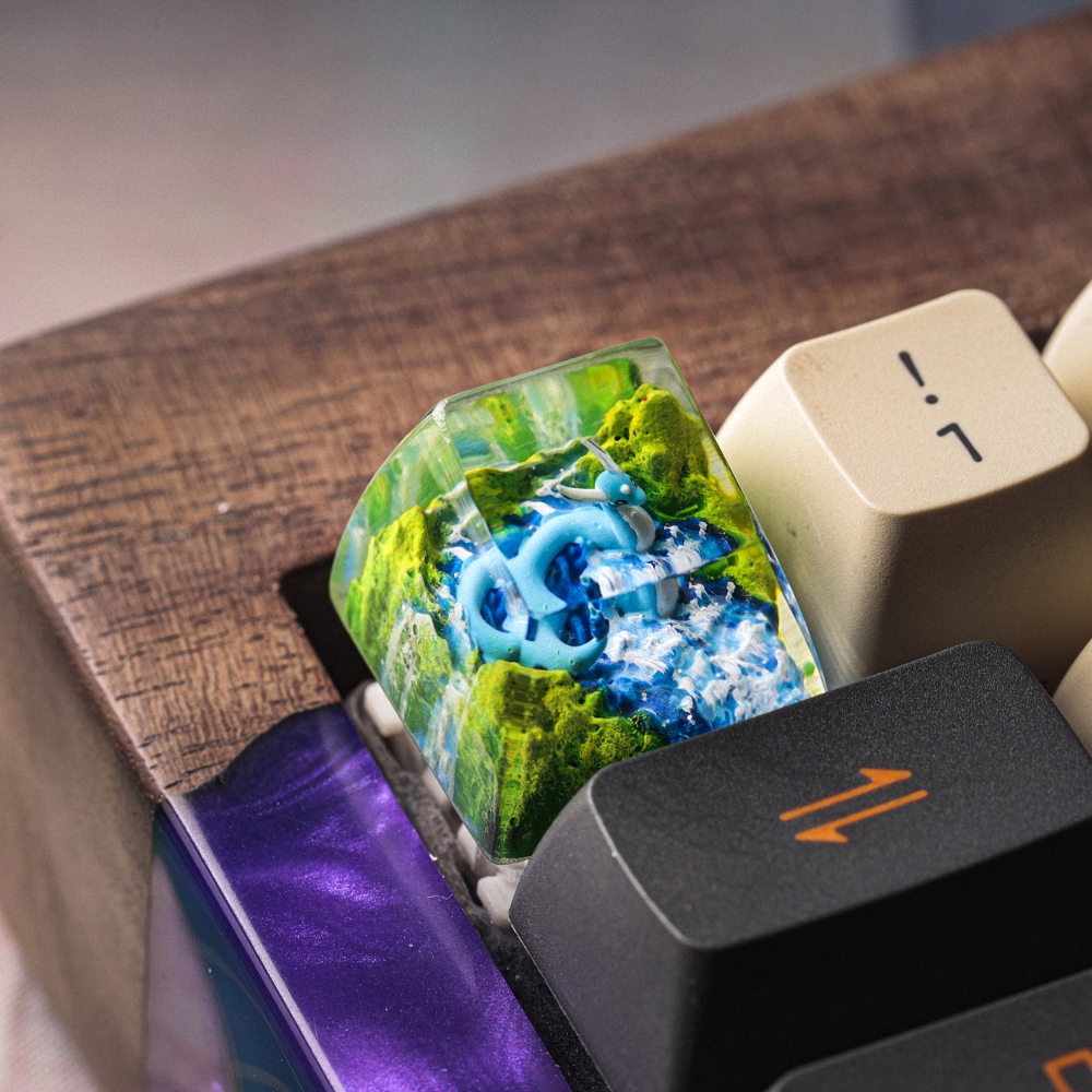 Pokemon - Dragonair Artisan Keycap Breakwooden 4