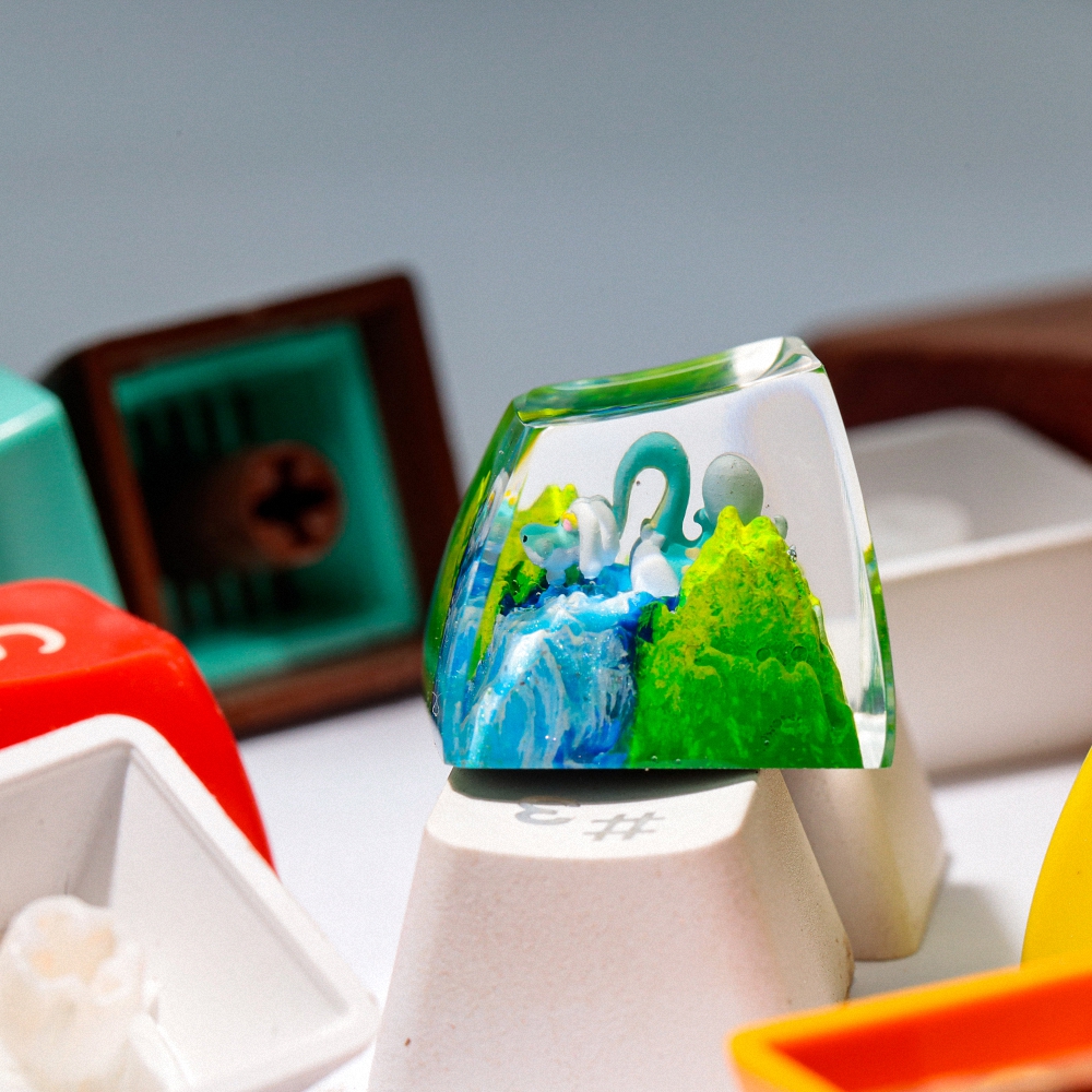 Pokemon - Drampa Artisan Keycap Breakwooden