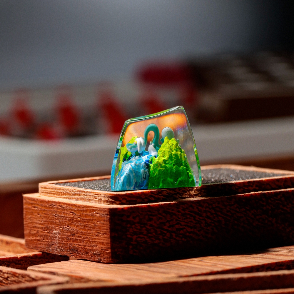 Pokemon - Drampa Artisan Keycap Breakwooden