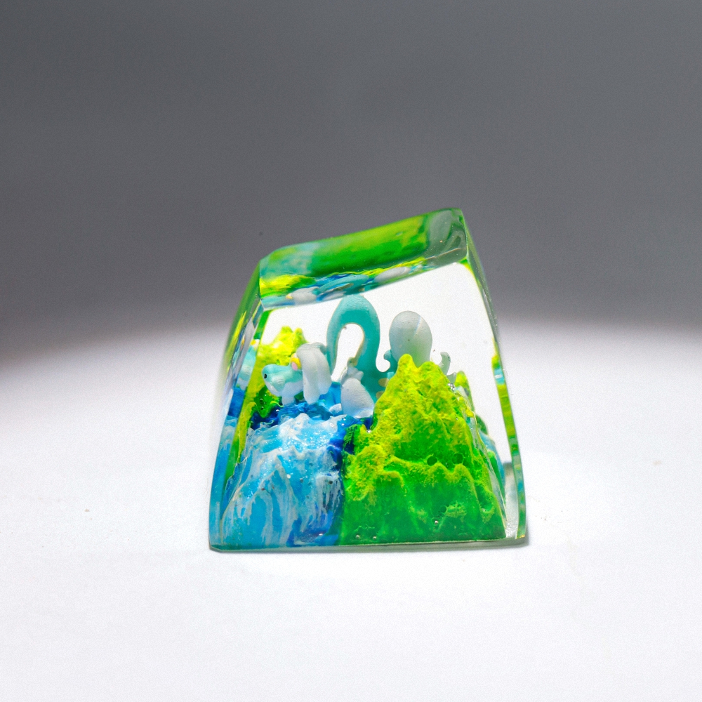 Pokemon - Drampa Artisan Keycap Breakwooden