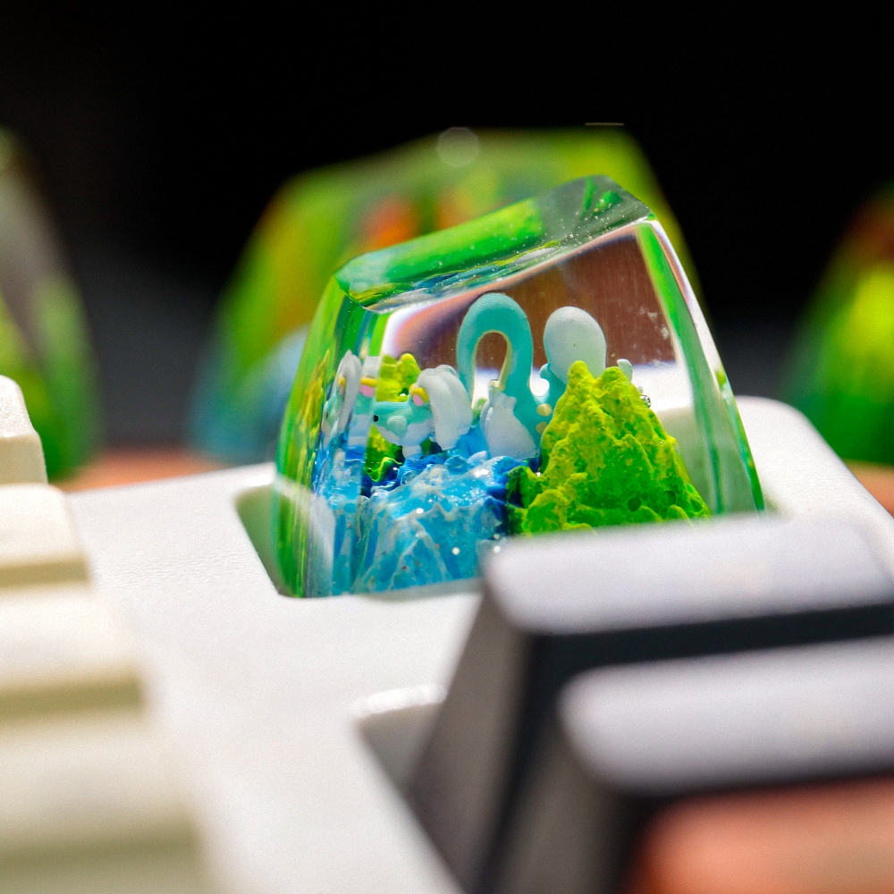 Pokemon - Drampa Artisan Keycap Breakwooden