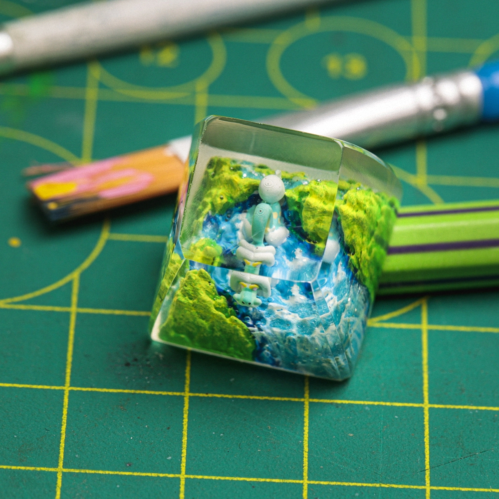 Pokemon - Drampa Artisan Keycap Breakwooden 2