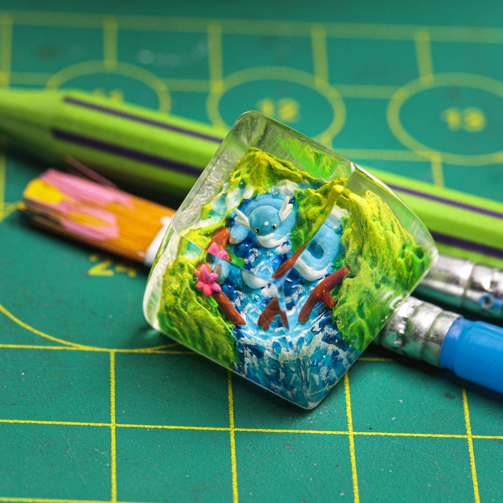 Pokemon - Dratini Artisan Keycap Breakwooden
