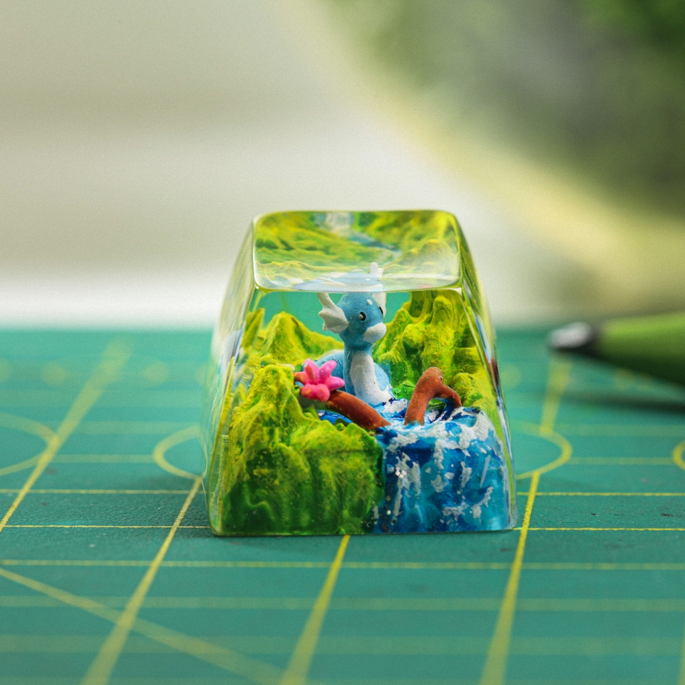 Pokemon - Dratini Artisan Keycap Breakwooden