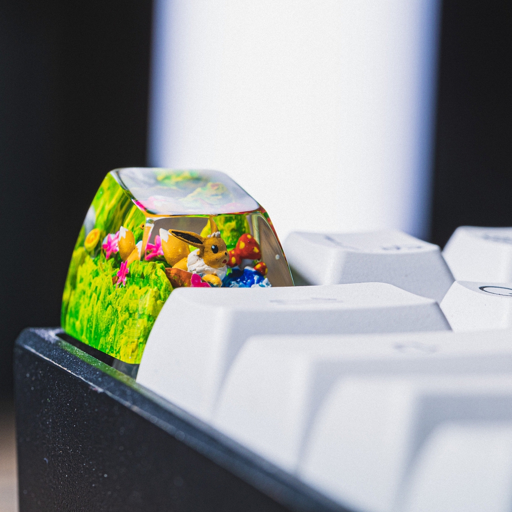 Pokemon - Eevee Artisan Keycap Breakwooden 10