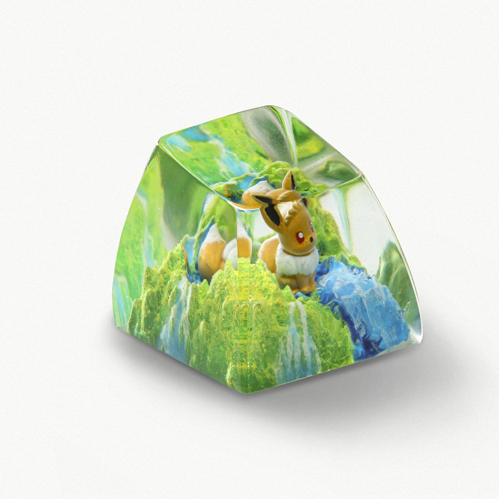 Pokemon - Eevee Artisan Keycap Breakwooden 12