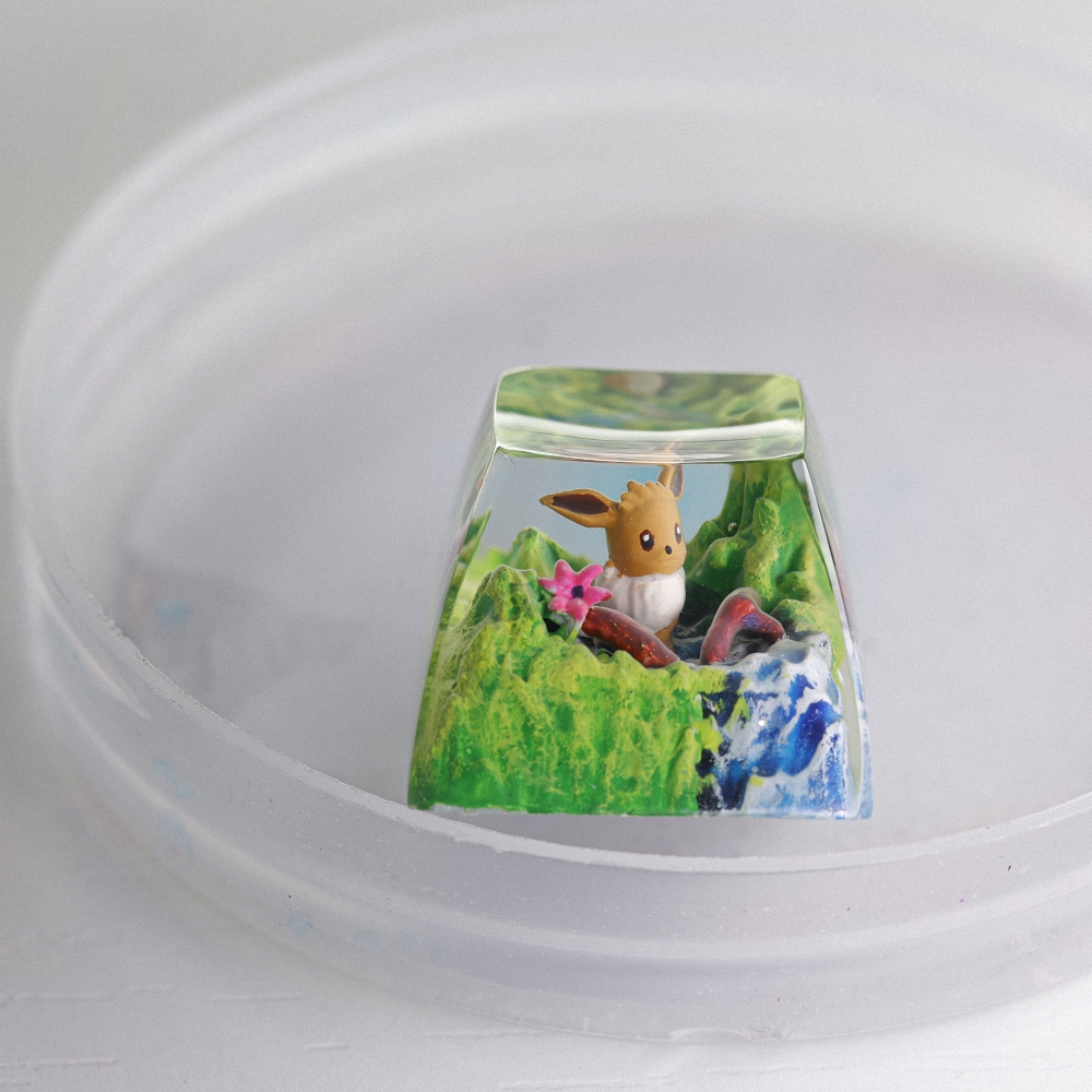 Pokemon - Eevee Artisan Keycap Breakwooden 13