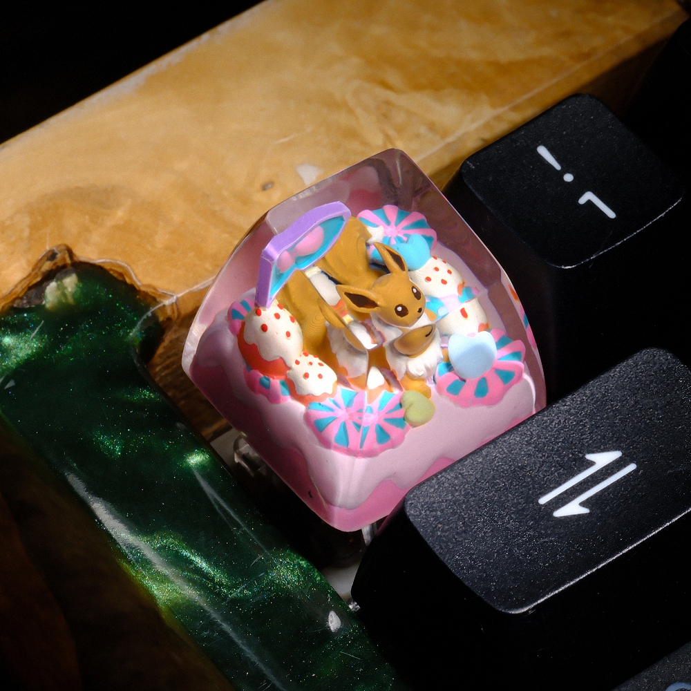 Pokemon - Eevee Artisan Keycap Breakwooden 4
