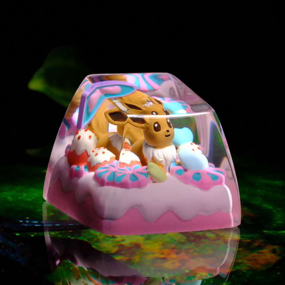 Pokemon - Eevee Artisan Keycap Breakwooden 4