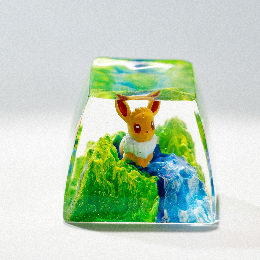 Pokemon - Eevee Artisan Keycap Breakwooden 6