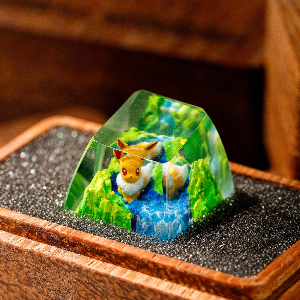 Pokemon - Eevee Artisan Keycap Breakwooden 7