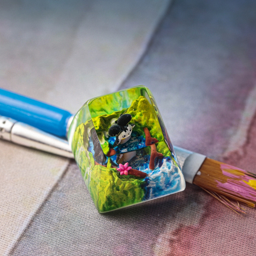 Pokemon - Emolga Artisan Keycap Breakwooden