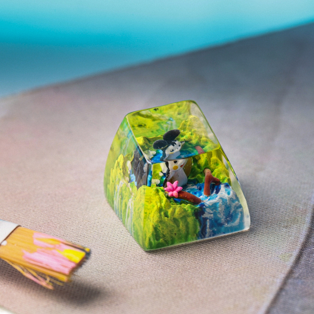 Pokemon - Emolga Artisan Keycap Breakwooden