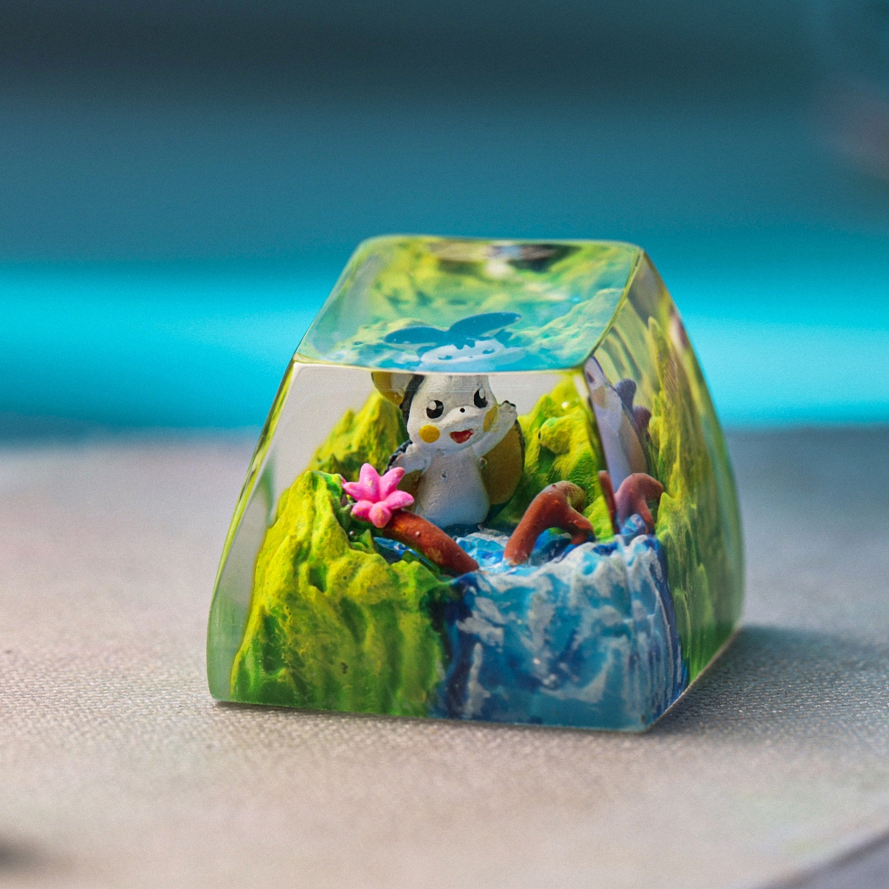 Pokemon - Emolga Artisan Keycap Breakwooden