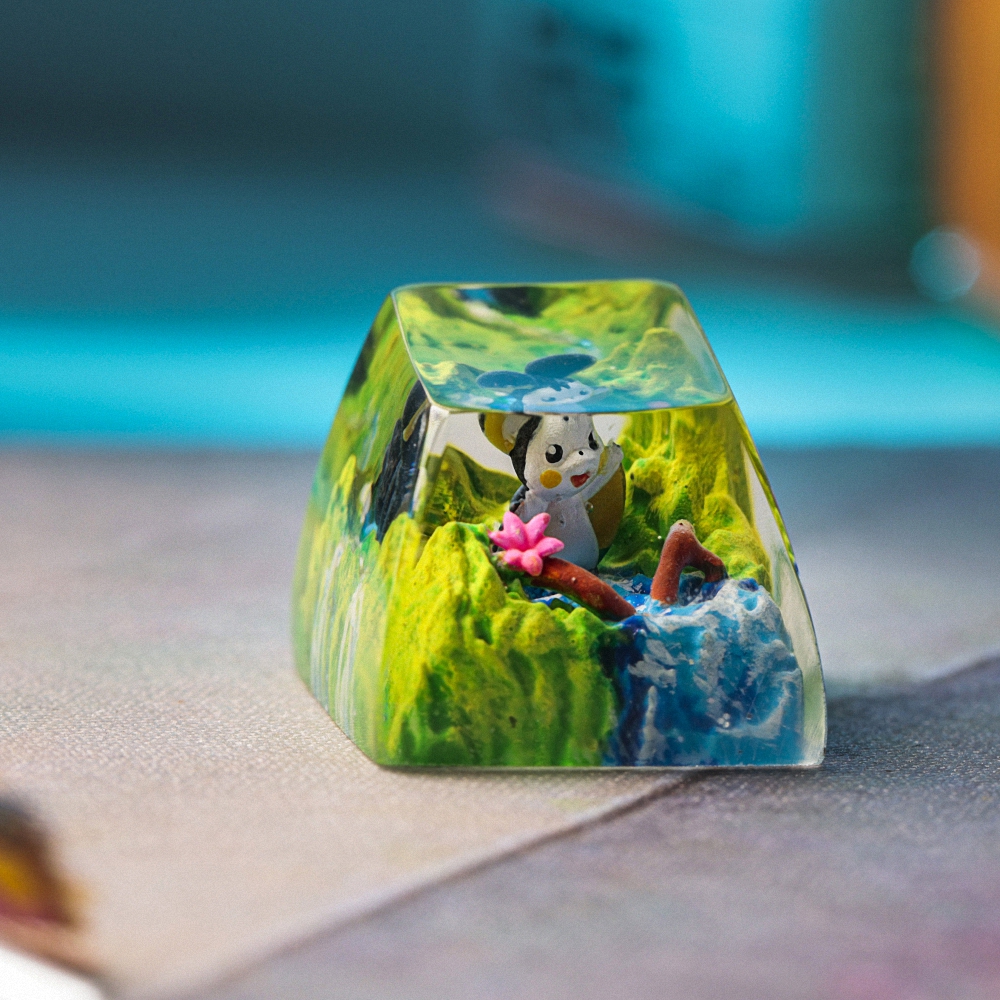 Pokemon - Emolga Artisan Keycap Breakwooden