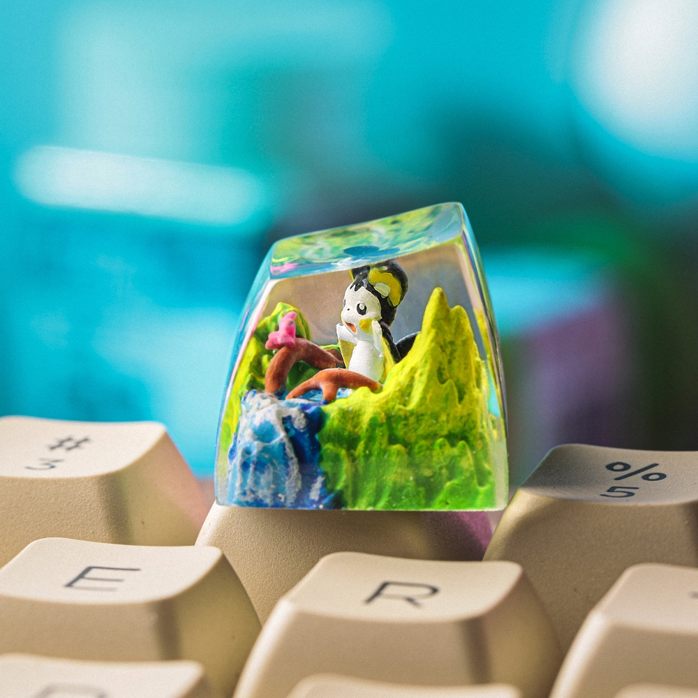 Pokemon - Emolga Artisan Keycap Breakwooden