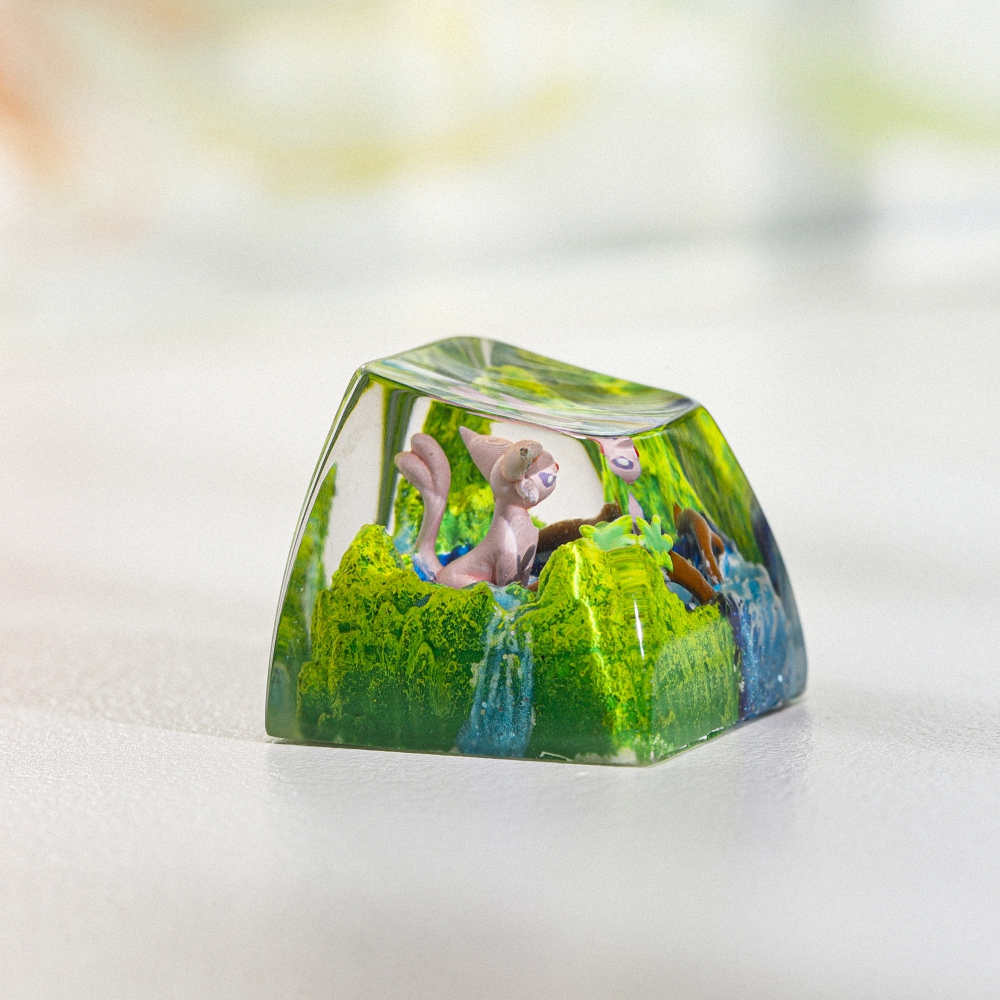 Pokemon - Espeon Artisan Keycap Breakwooden