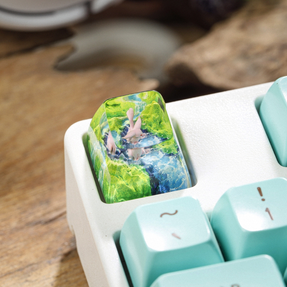 Pokemon - Espeon Artisan Keycap Breakwooden