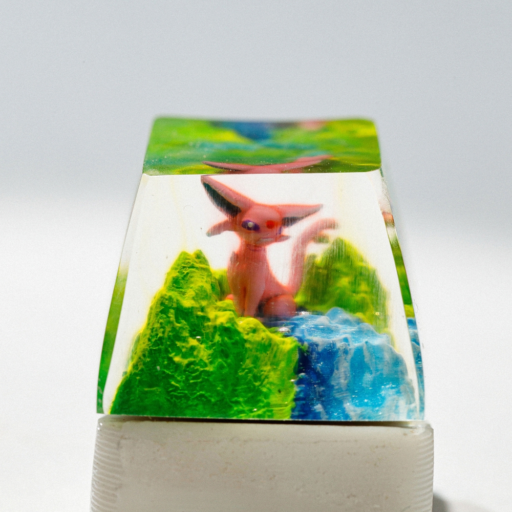 Pokemon - Espeon Artisan Keycap Breakwooden 2
