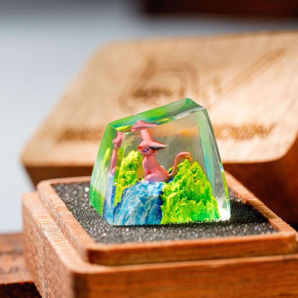 Pokemon - Espeon Artisan Keycap Breakwooden 2